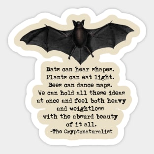 Bats Sticker